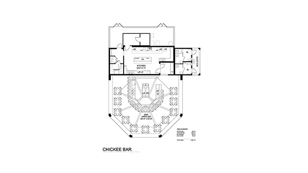 Chickee Bar Floor Plan